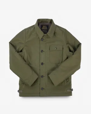 Whipcord A2 Deck Jacket - Olive Drab Green