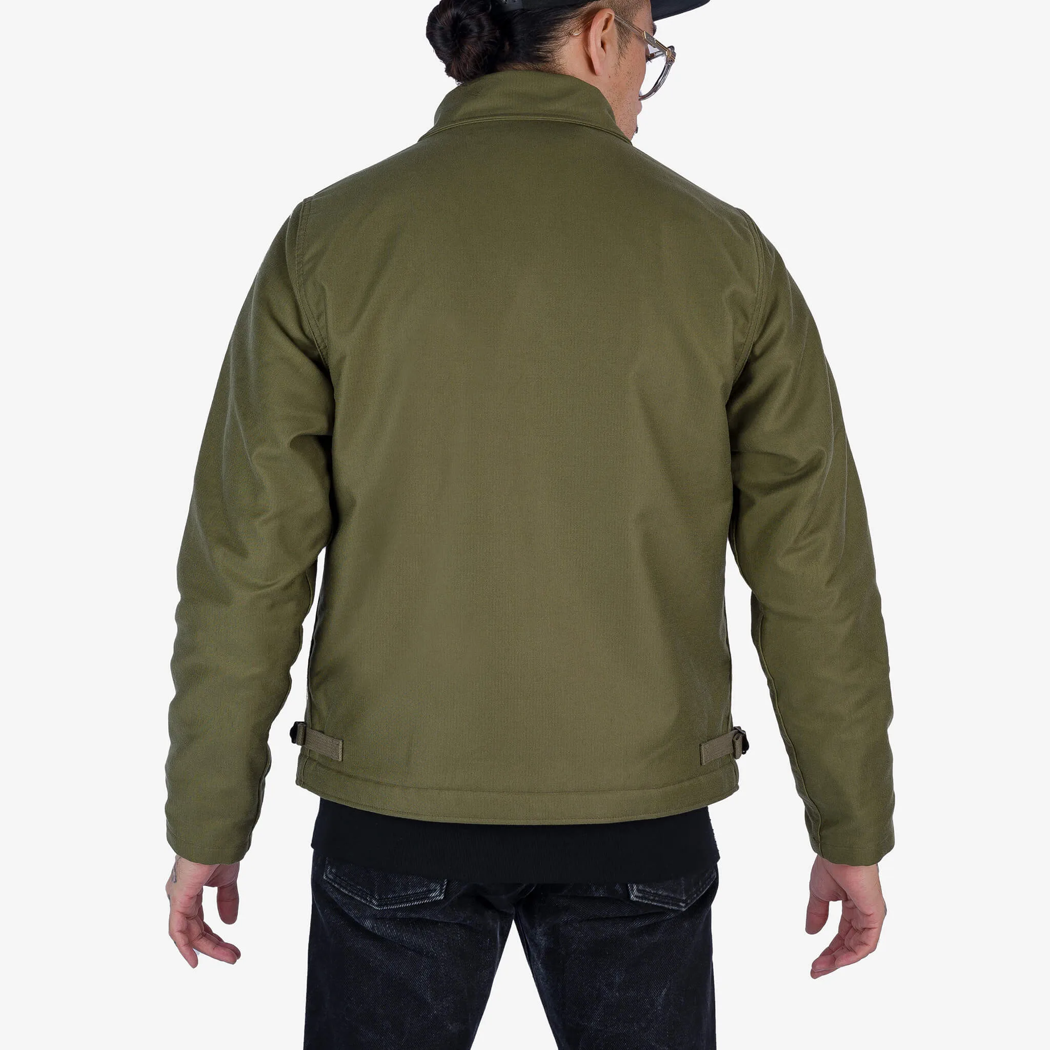 Whipcord A2 Deck Jacket - Olive Drab Green