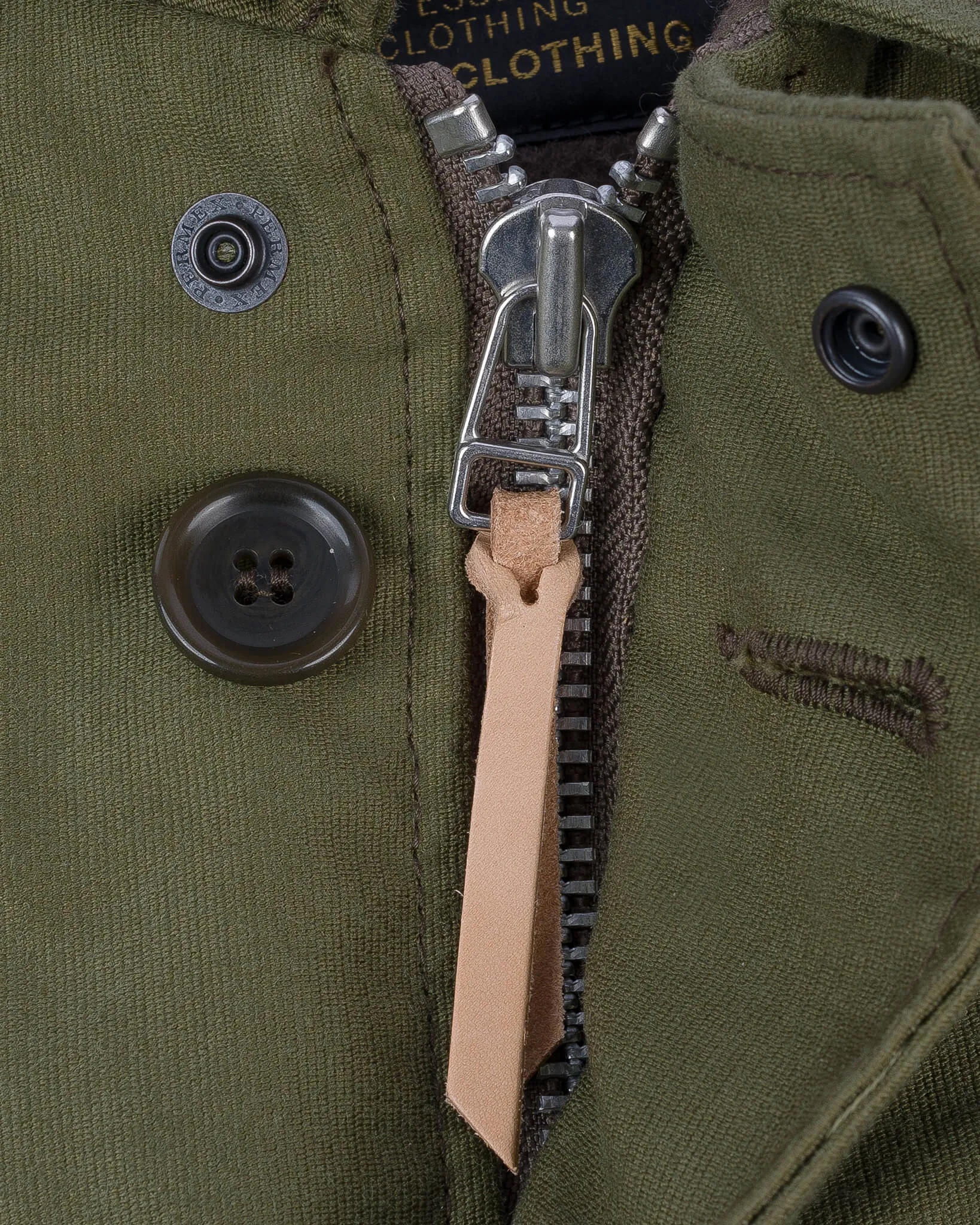 Whipcord A2 Deck Jacket - Olive Drab Green