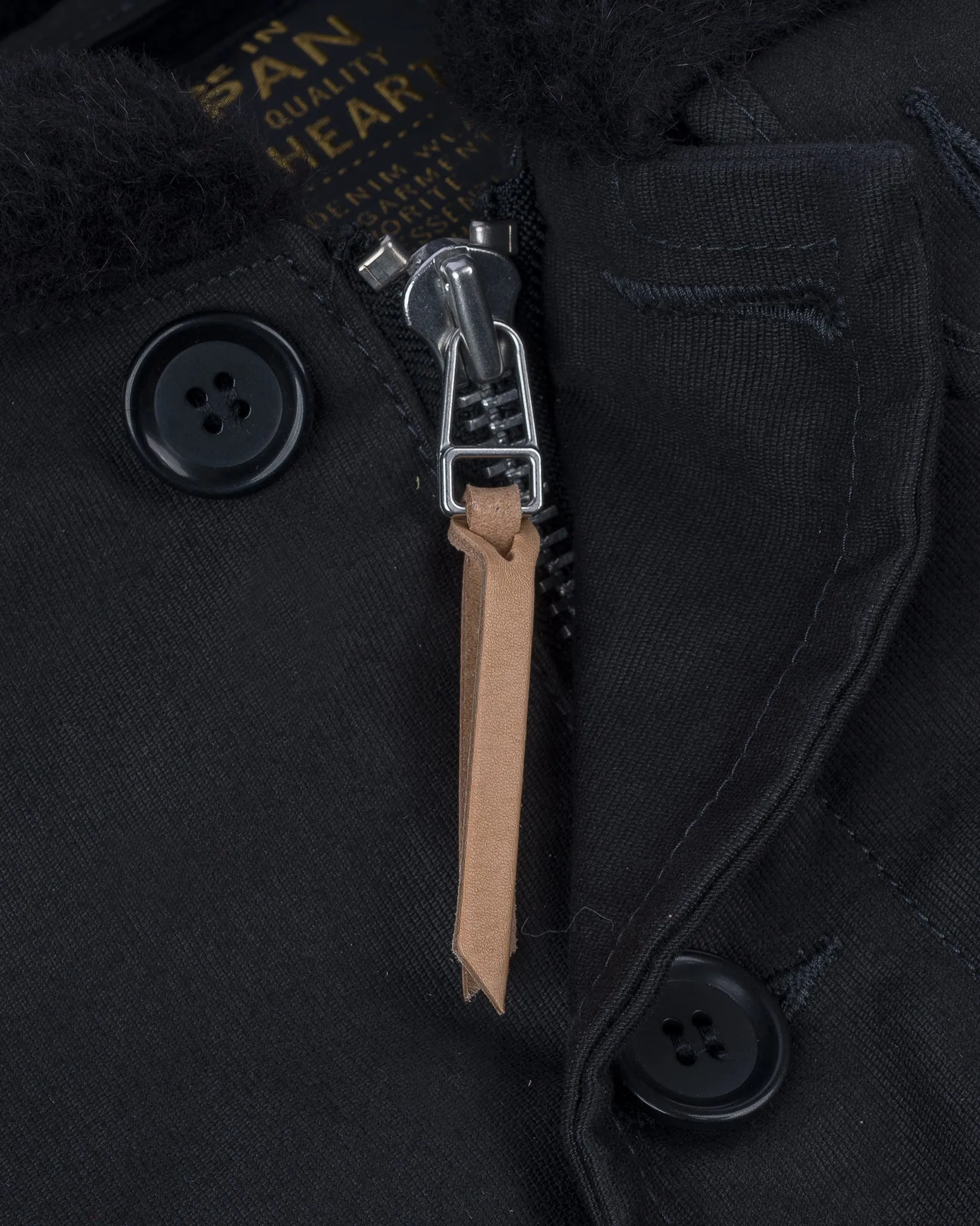 Whipcord N1 Deck Jacket - Black