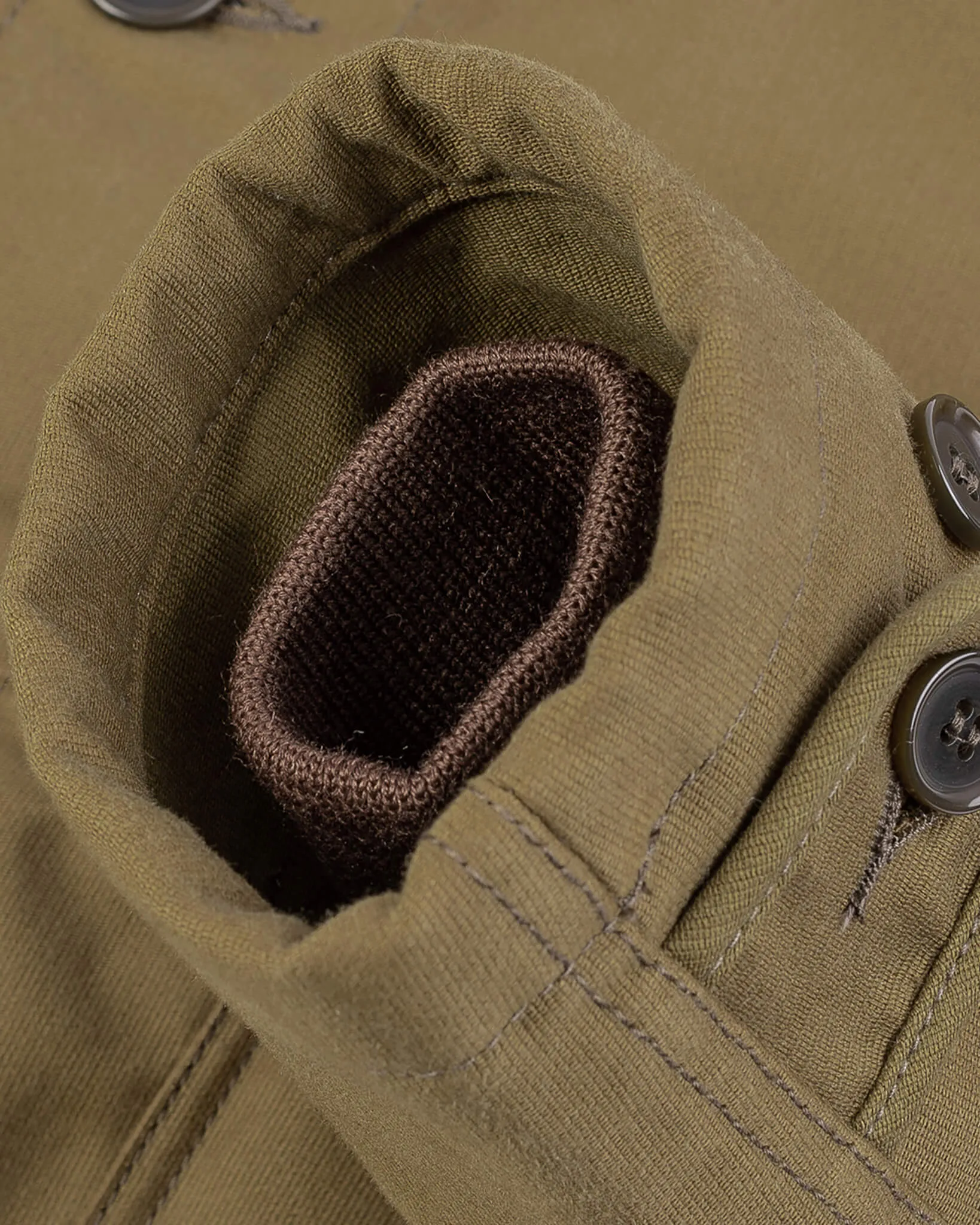 Whipcord N1 Deck Jacket - Khaki