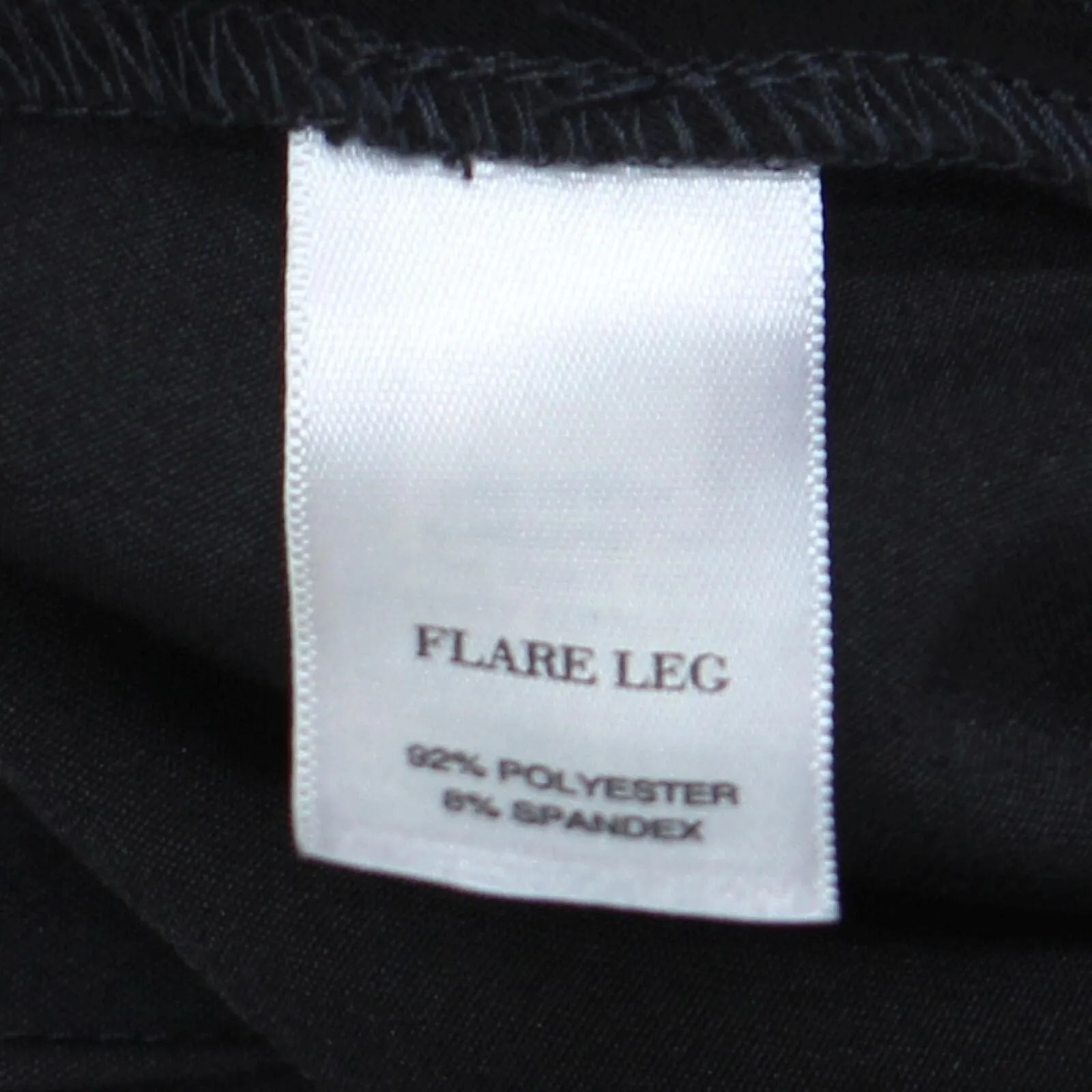 White House Black Market Womens Flare Leg Side Zip Dress Pants Black 6 Short