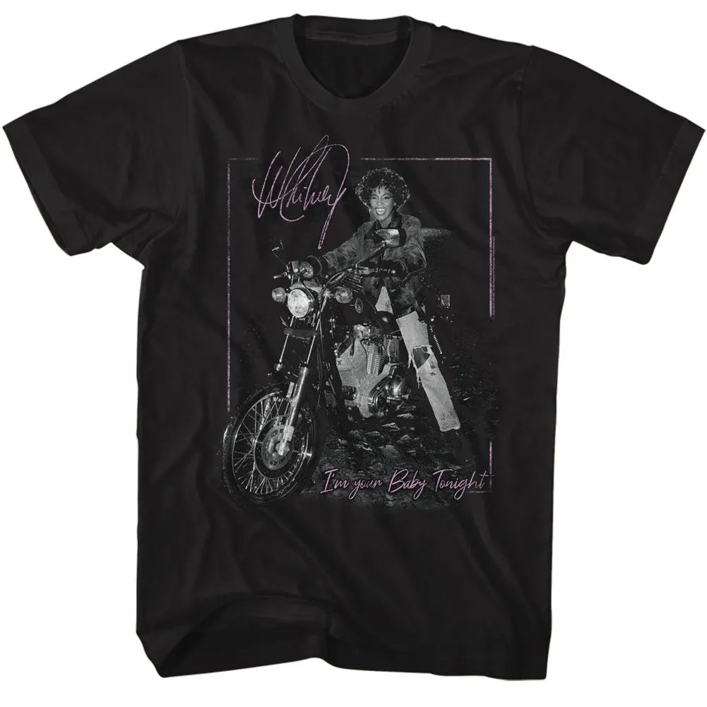 Whitney Houston Motorcycle T-Shirt