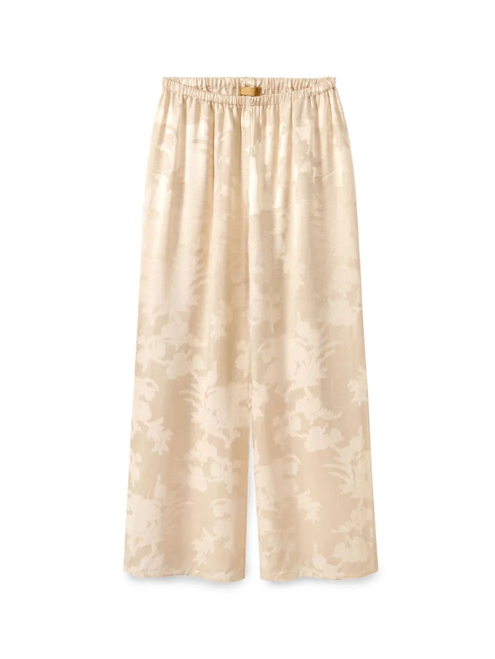 Wide-leg Jacquard Pants