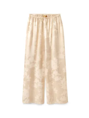 Wide-leg Jacquard Pants