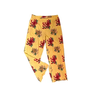 Wide leg pant- Lemon Flower print