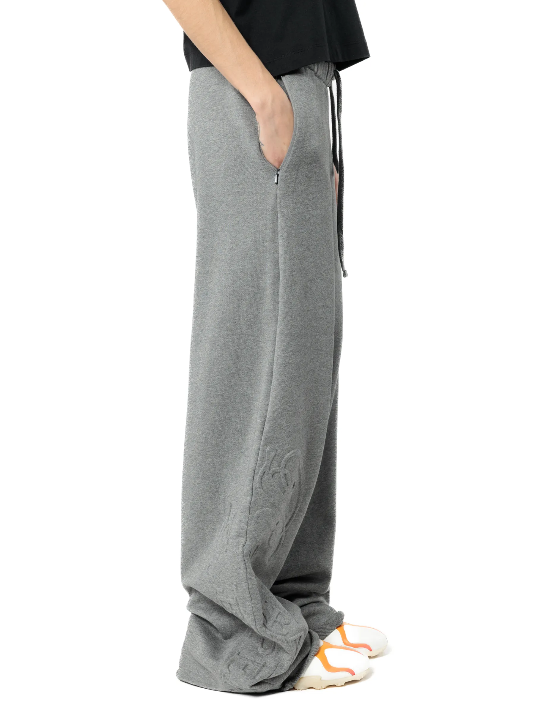 WIDE LEG PANTS GREY