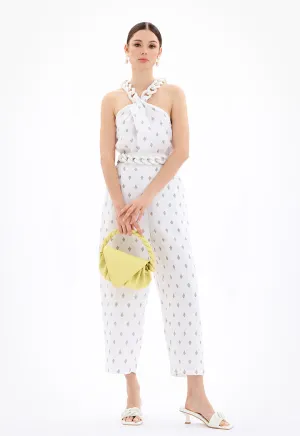 Wide Leg Printed Pants
