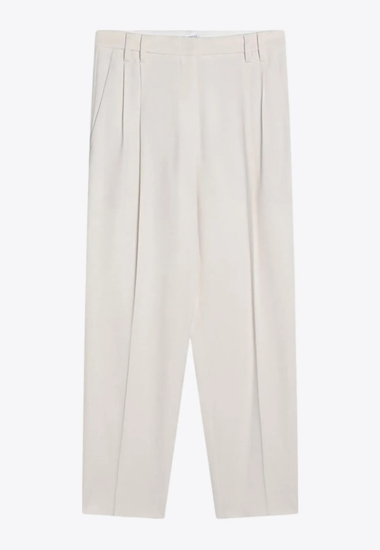 Wide-Leg Tailored Pants