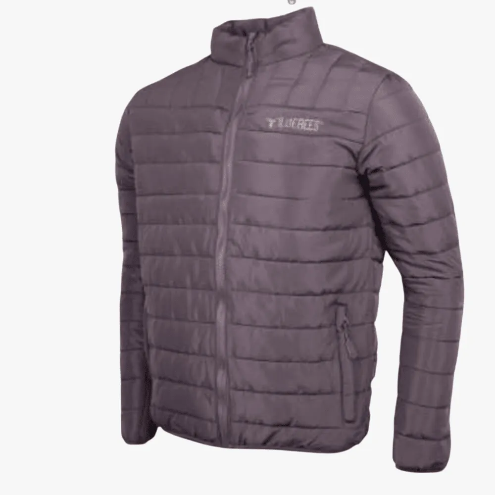 Wildebees Mens Plain Puffer Jacket Slate