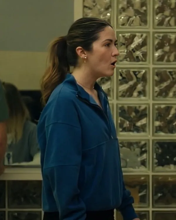 Wish You Were Here 2025 Isabelle Fuhrman Blue Sweatshirt