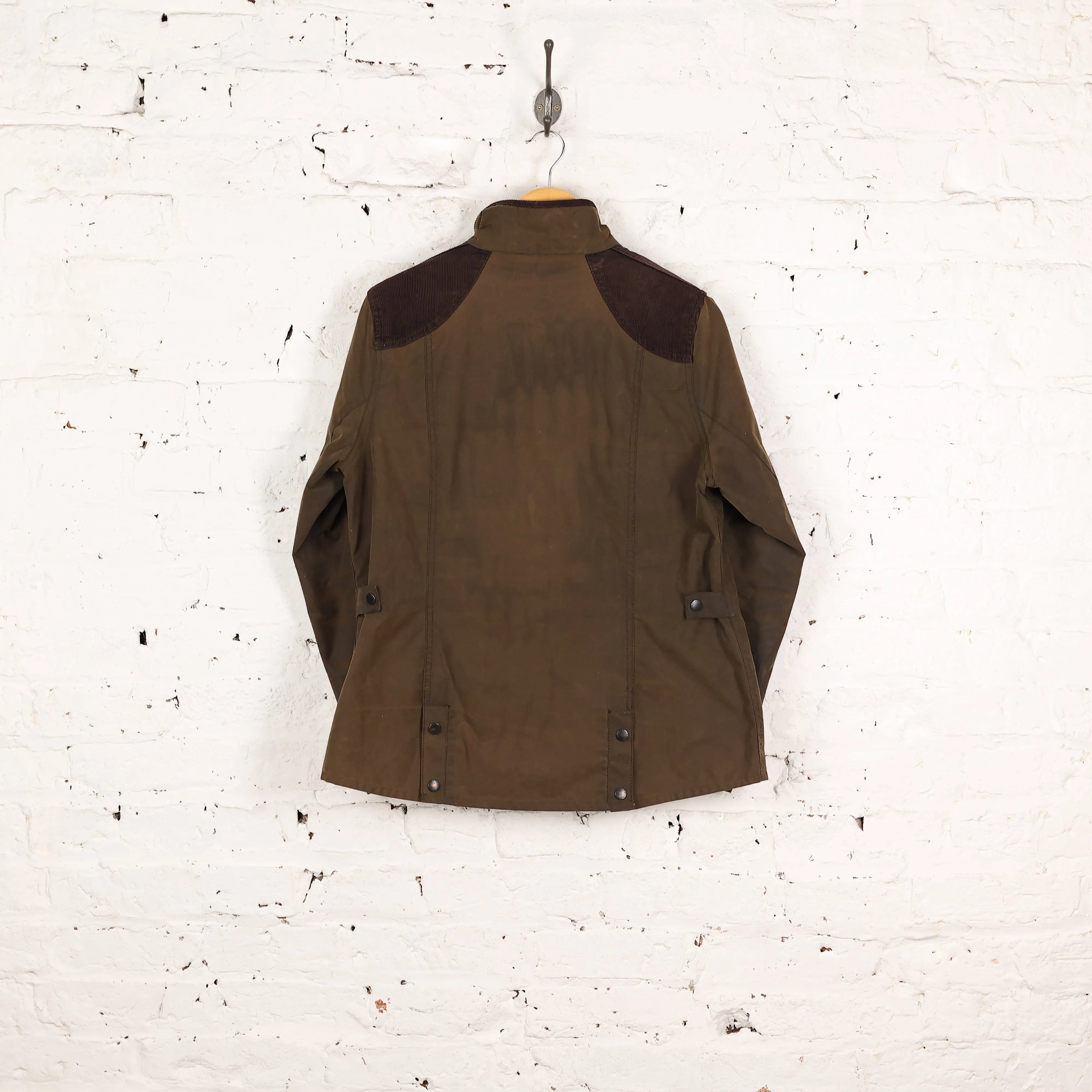 Women's Barbour Isleham Wax Jacket - Green - Women's L