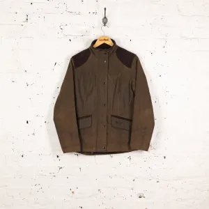 Women's Barbour Isleham Wax Jacket - Green - Women's L