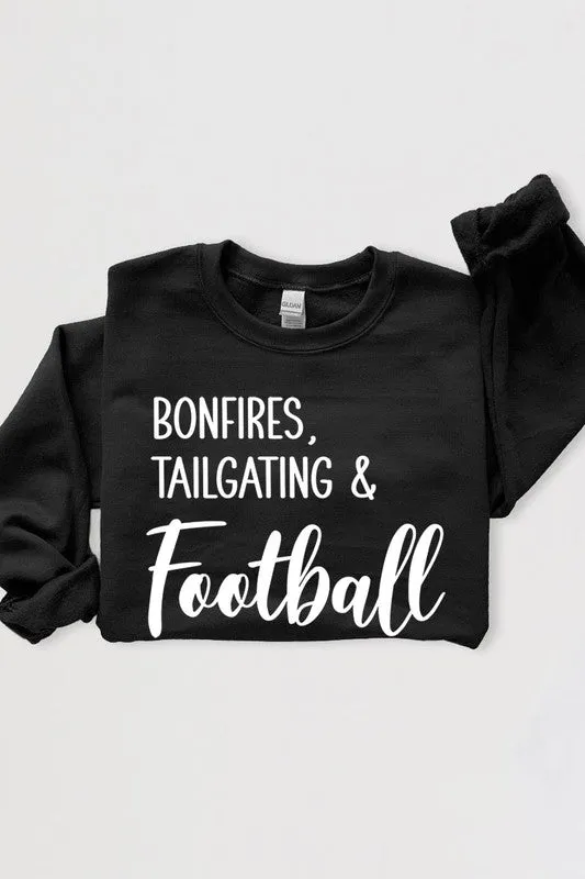 Women's Bonfires Tailgating & Football Graphic Sweatshirts