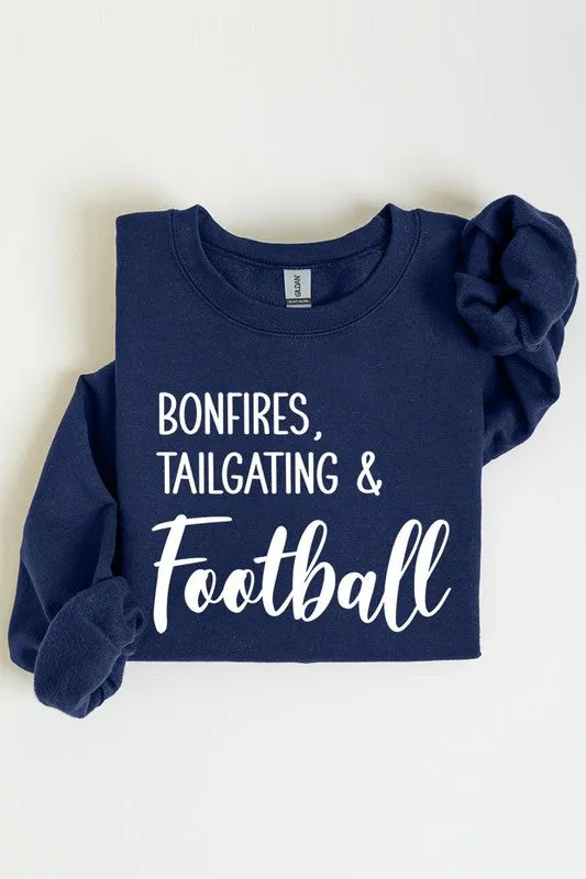 Women's Bonfires Tailgating & Football Graphic Sweatshirts