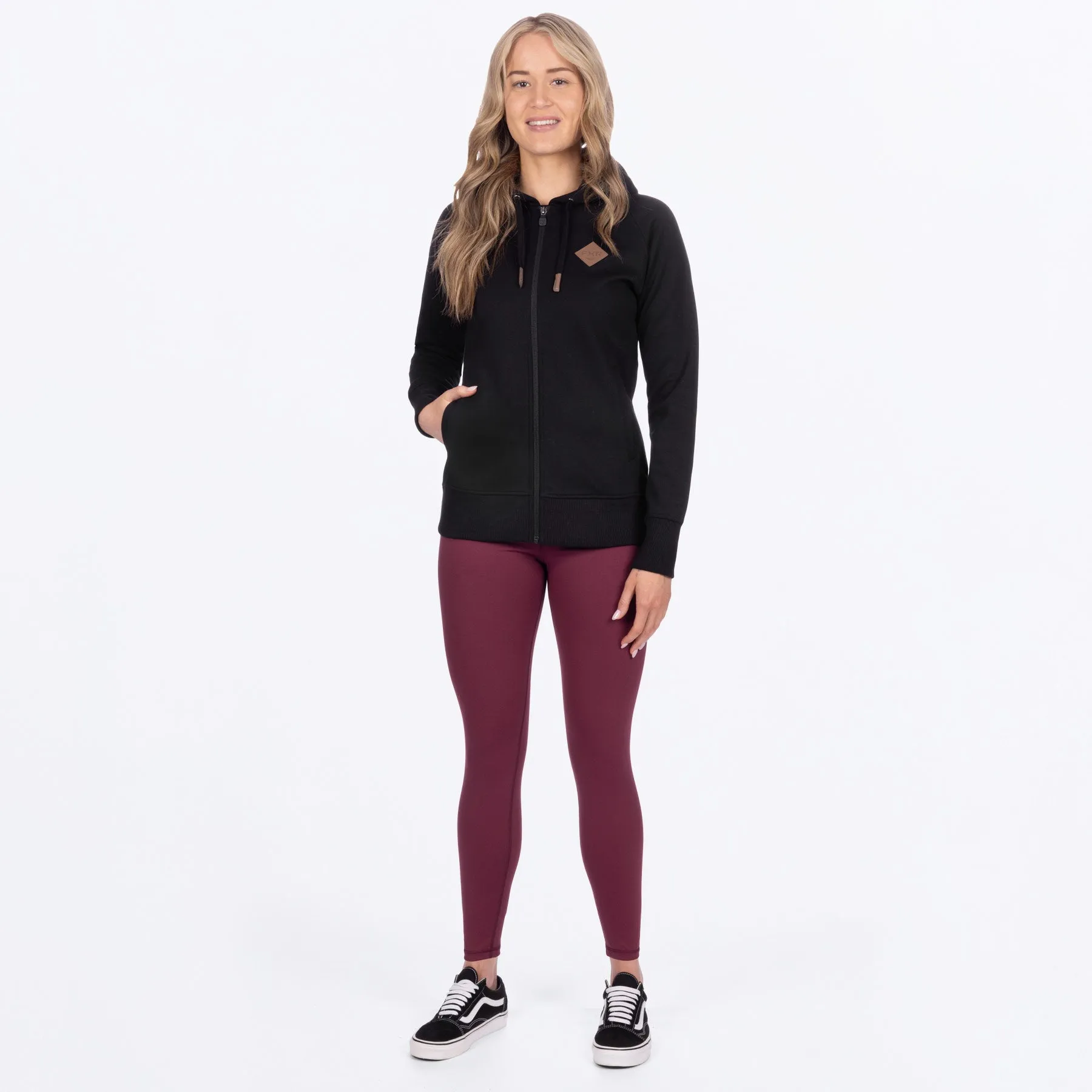 Women's Diamond Zip Hoodie