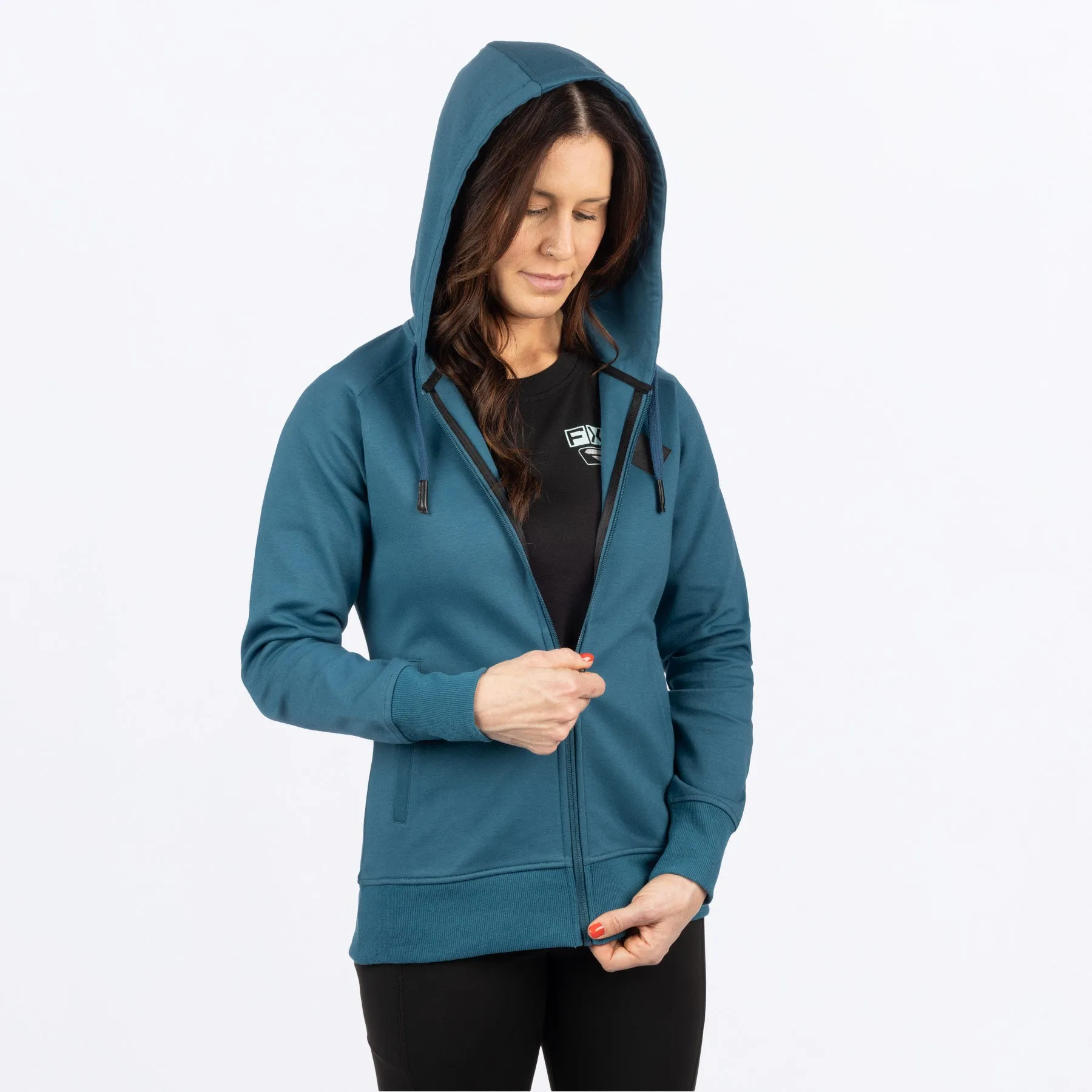 Women's Diamond Zip Hoodie