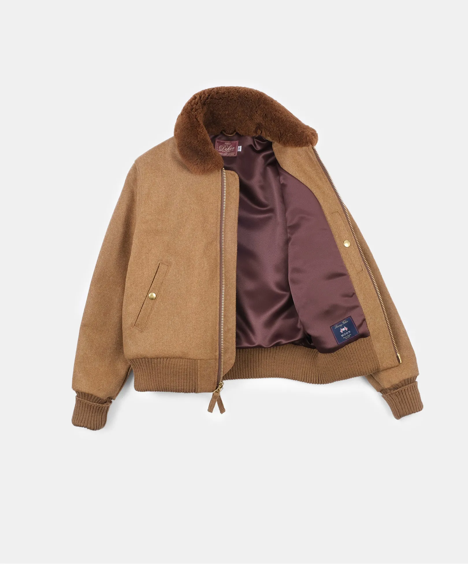 Women's Flyer's Club Jacket - Dark Tan Mix