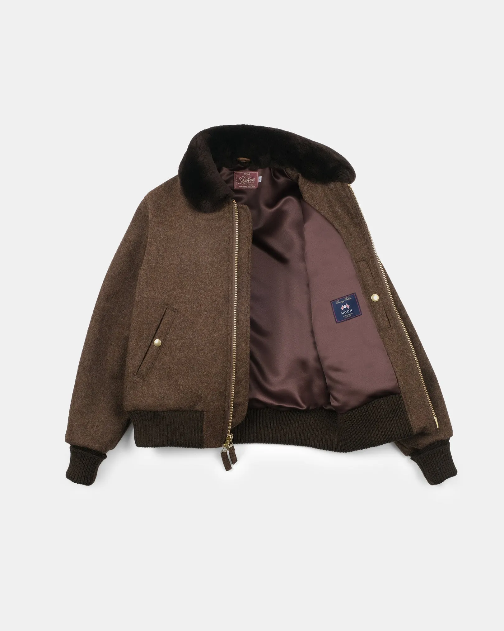 Women's Flyer's Club Jacket - Medium Brown Mix