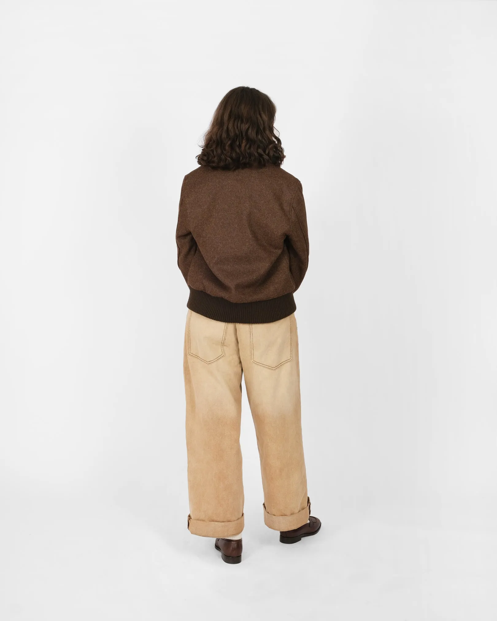 Women's Flyer's Club Jacket - Medium Brown Mix