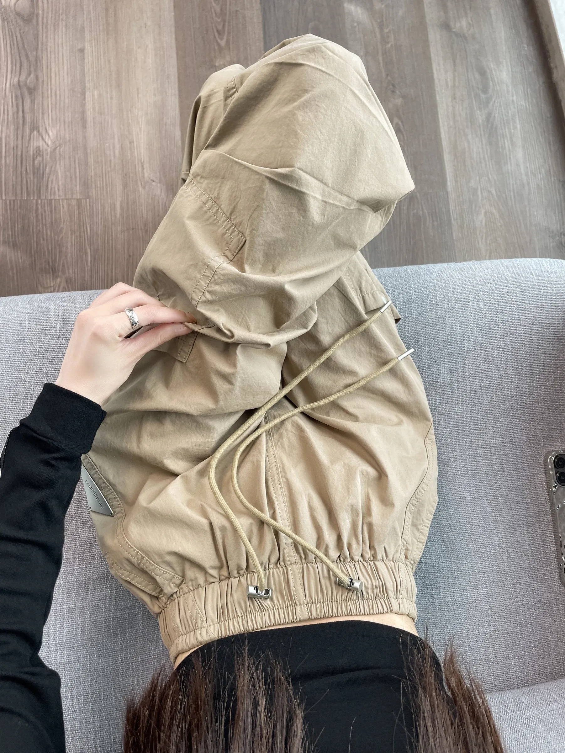 Women's Lightweight and Breathable High Waisted Cargo Pant