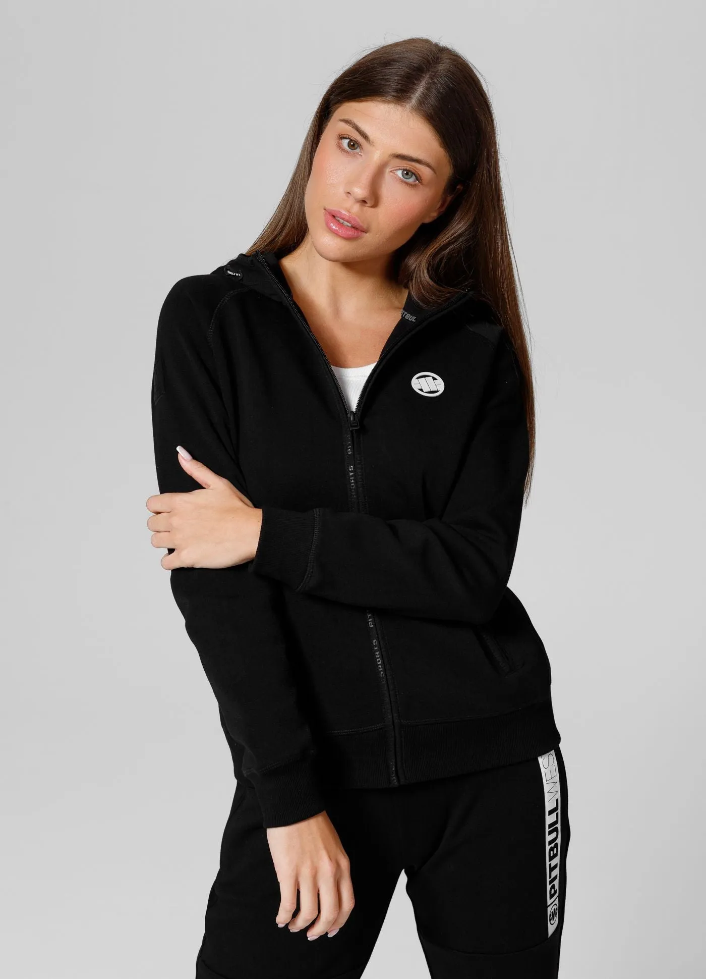 Women's zip-up hoodie Fuchsia