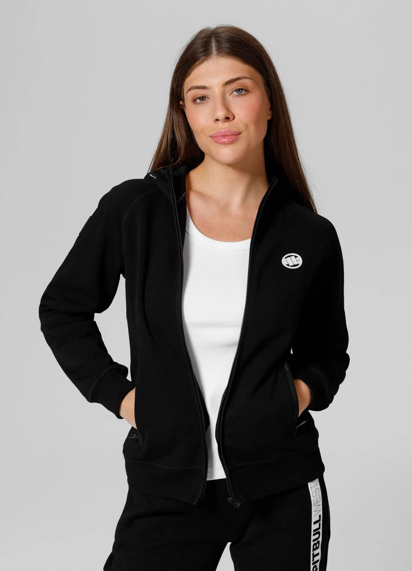 Women's zip-up hoodie Fuchsia