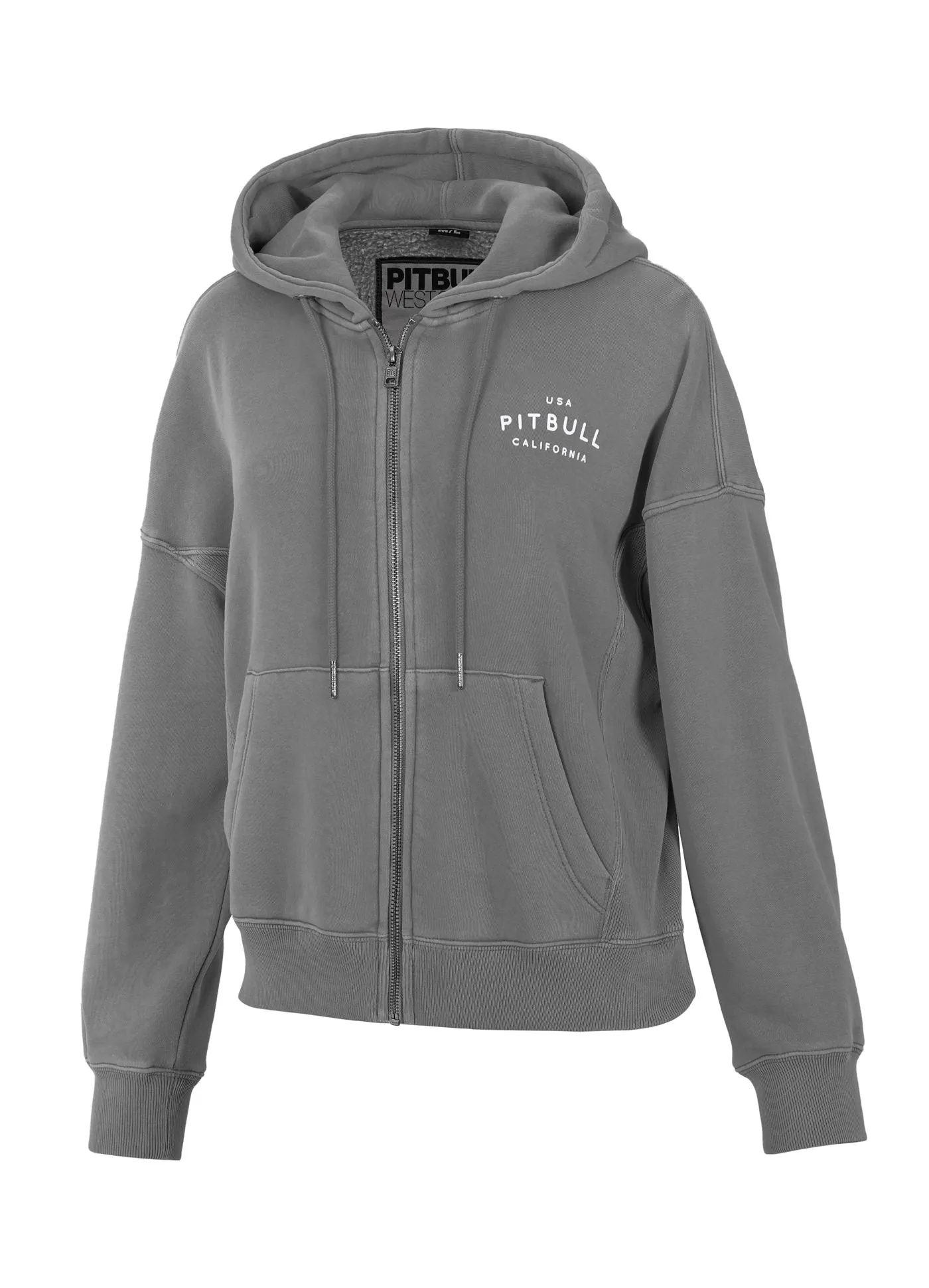 Women's zip-up hoodie Washed Manzanita