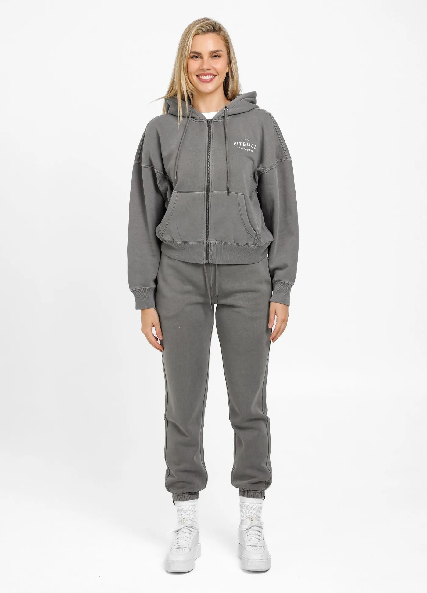 Women's zip-up hoodie Washed Manzanita