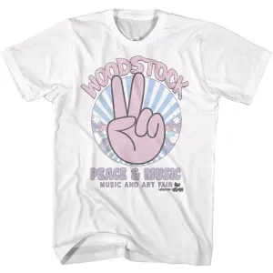 Woodstock Peace Sign T-Shirt