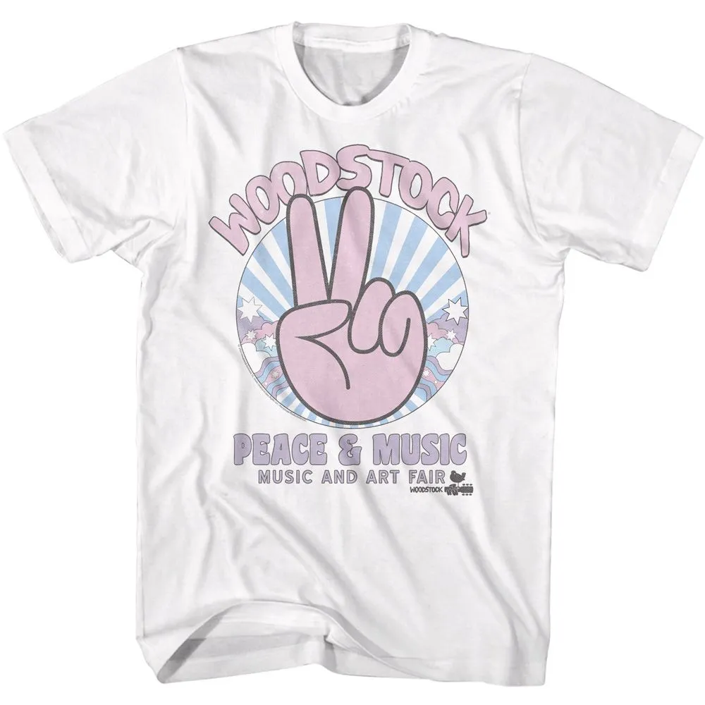 Woodstock Peace Sign T-Shirt