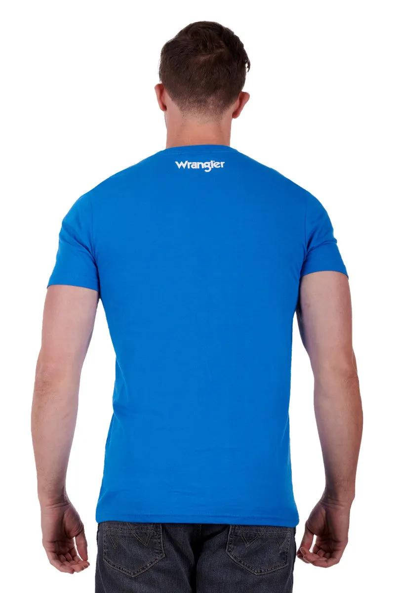 Wrangler Jones Mens Tee Royal Blue