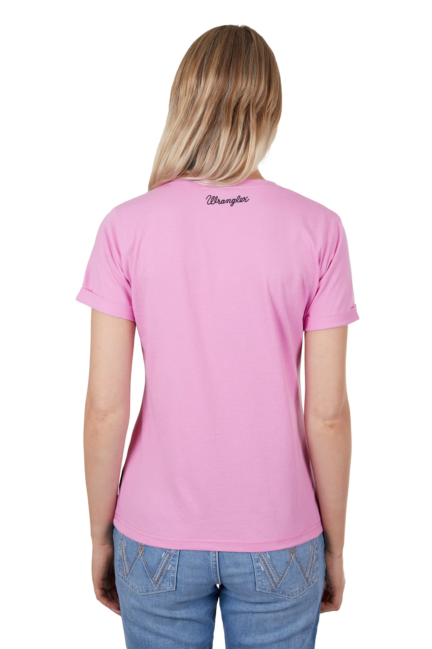 Wrangler Ladies Tegan SS Tee Pink