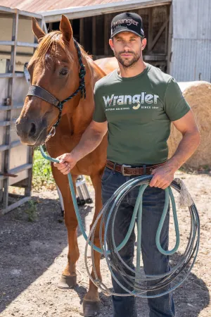 Wrangler Lucas Mens SS Tee Cypress