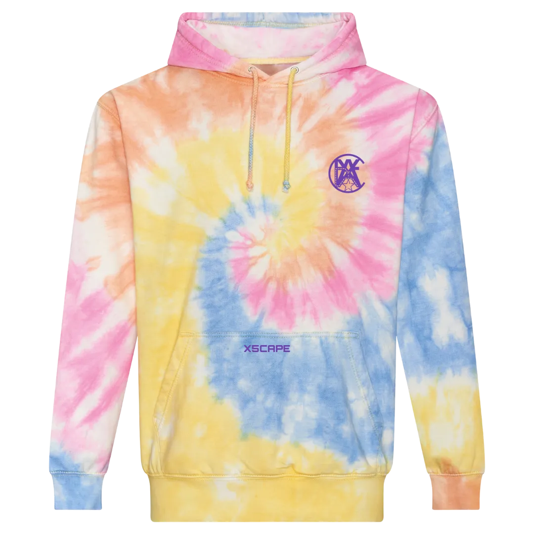 X5CAPE Tie Dye Hoodie - Tie Dye Swirl