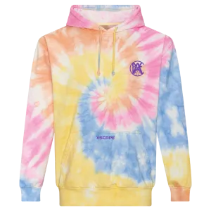 X5CAPE Tie Dye Hoodie - Tie Dye Swirl