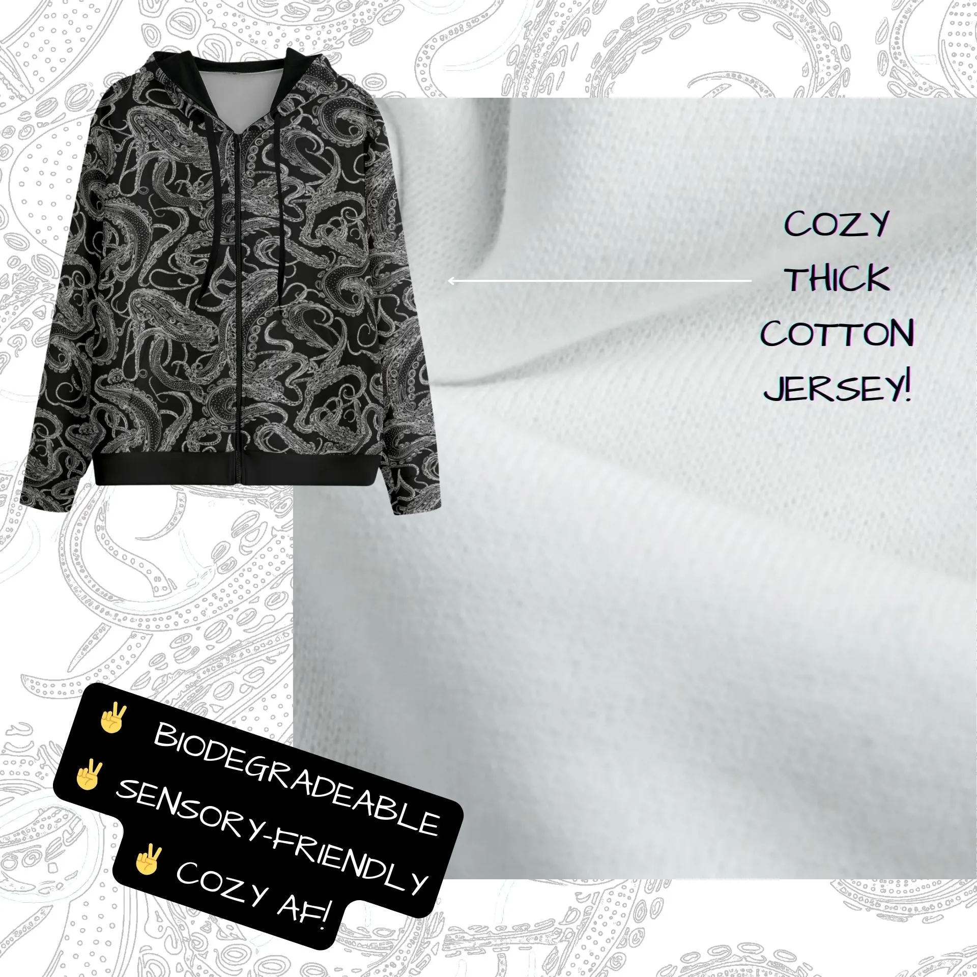 Xray Tentacle Zip Up Hoodie