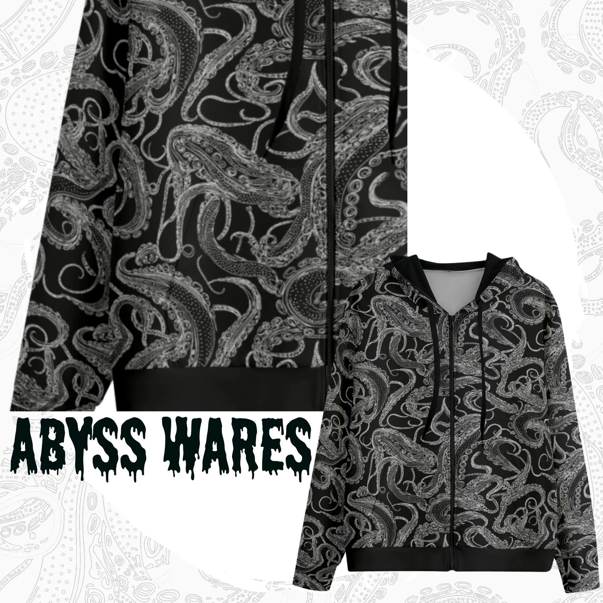 Xray Tentacle Zip Up Hoodie