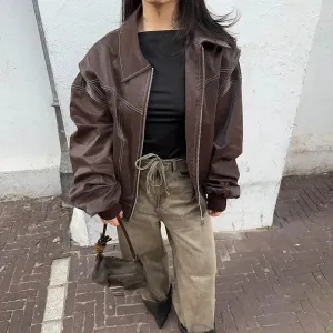 Y2K Leather Jacket