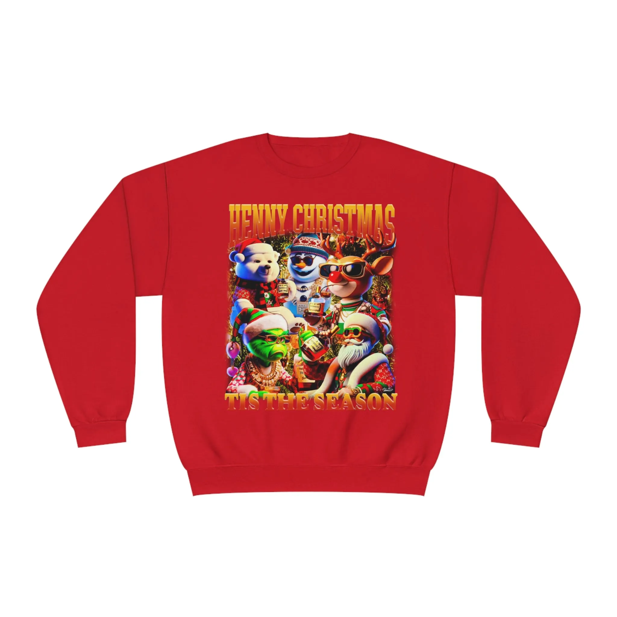 Yac King Christmas Sweater - Unisex NuBlend® Crewneck Sweatshirt