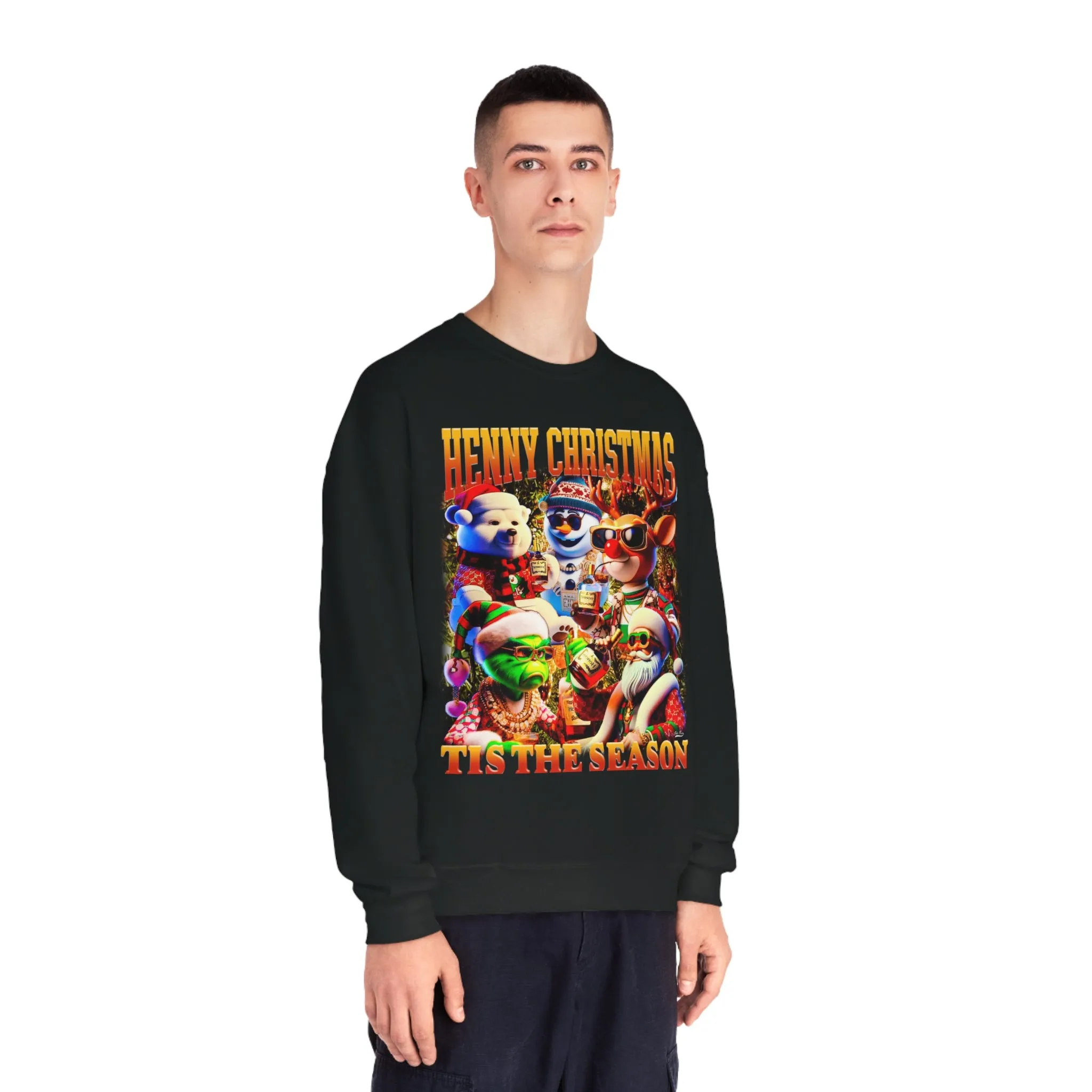 Yac King Christmas Sweater - Unisex NuBlend® Crewneck Sweatshirt