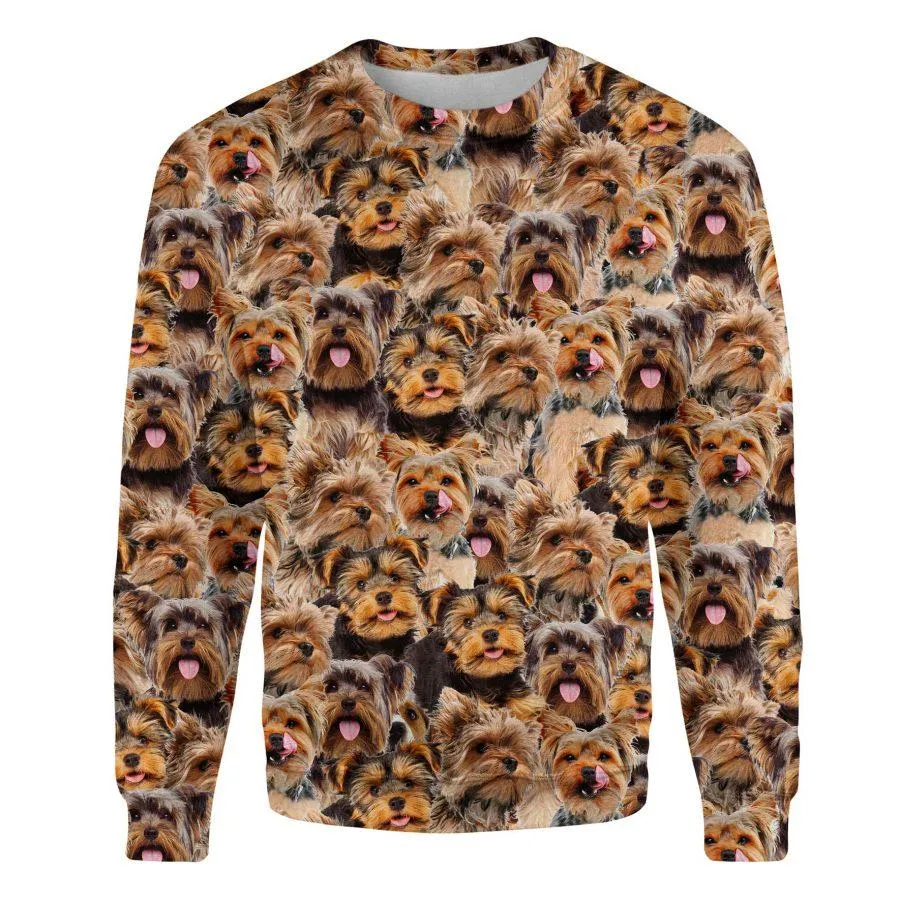 Yorkshire Terrier - Full Face - Premium Sweatshirt