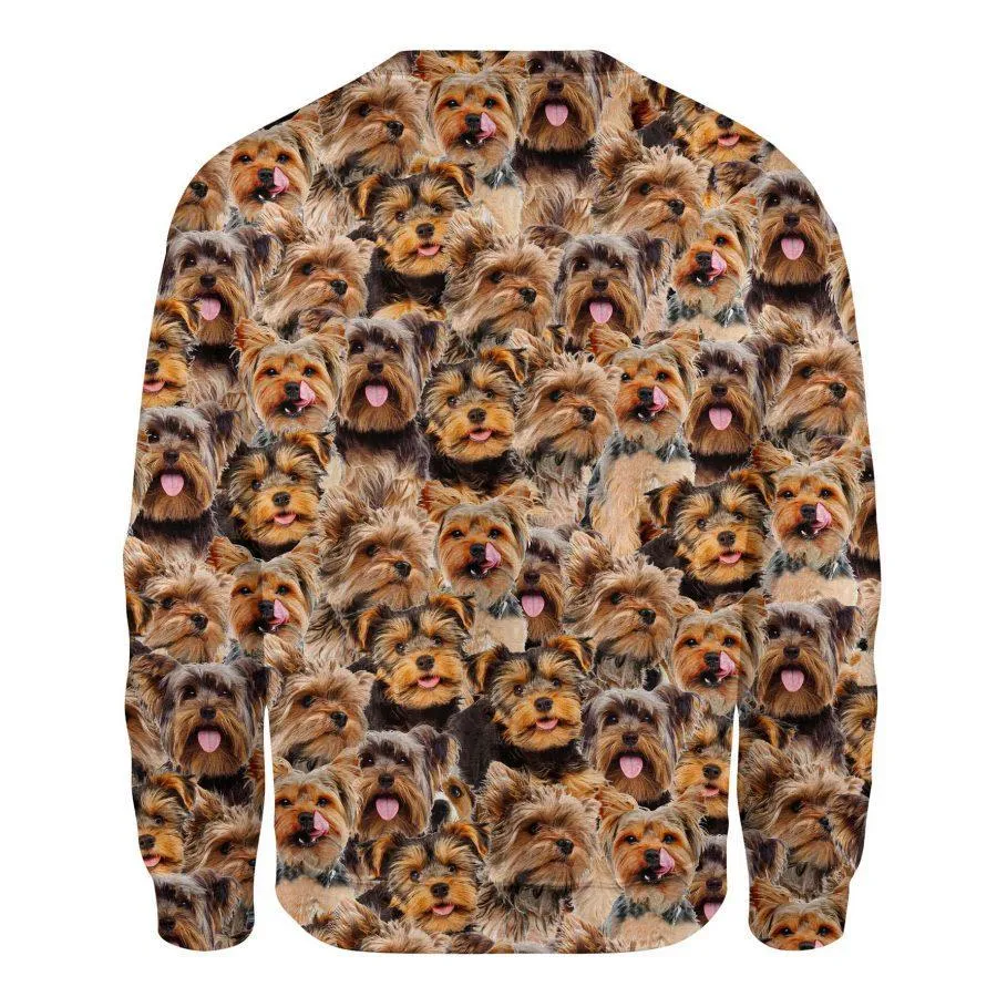 Yorkshire Terrier - Full Face - Premium Sweatshirt