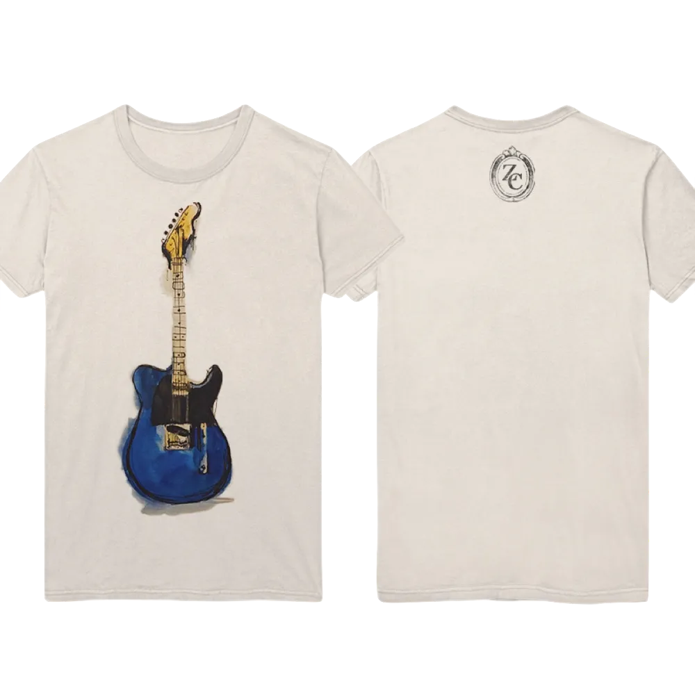 ZC Blue Tele Watercolor T-Shirt