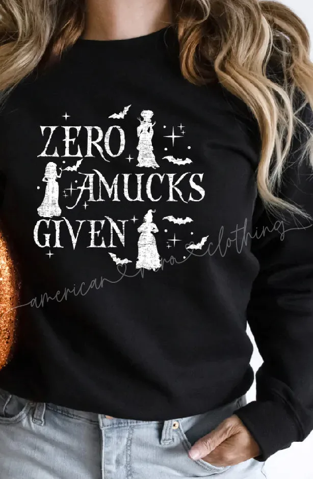 Zero Amucks Given Crewneck Pullover