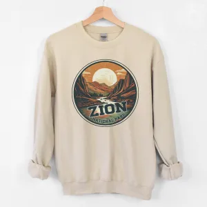 ZION NATIONAL PARK SAND CREWNECK SWEATSHIRT