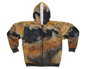 Zip Hoodie, Black Canyon