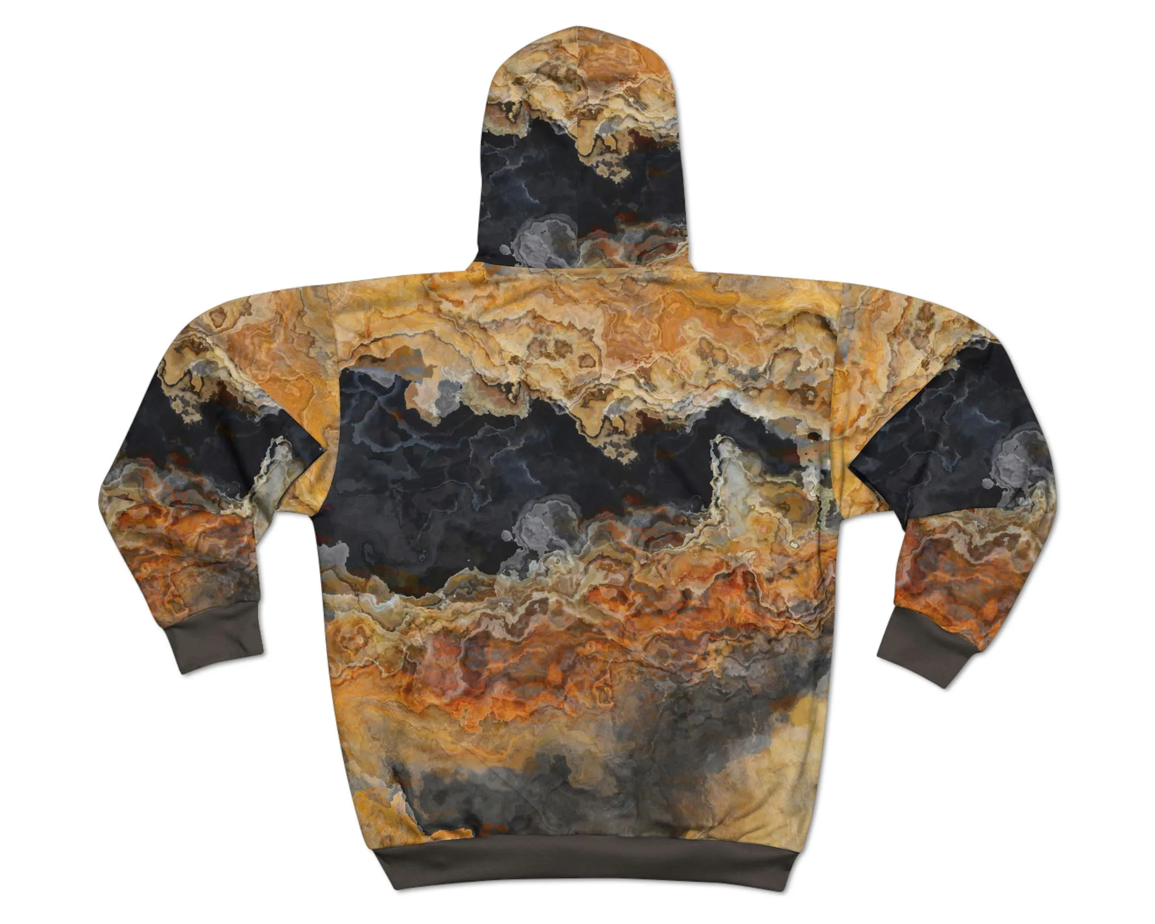 Zip Hoodie, Black Canyon