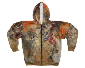 Zip Hoodie, Cinnamon River