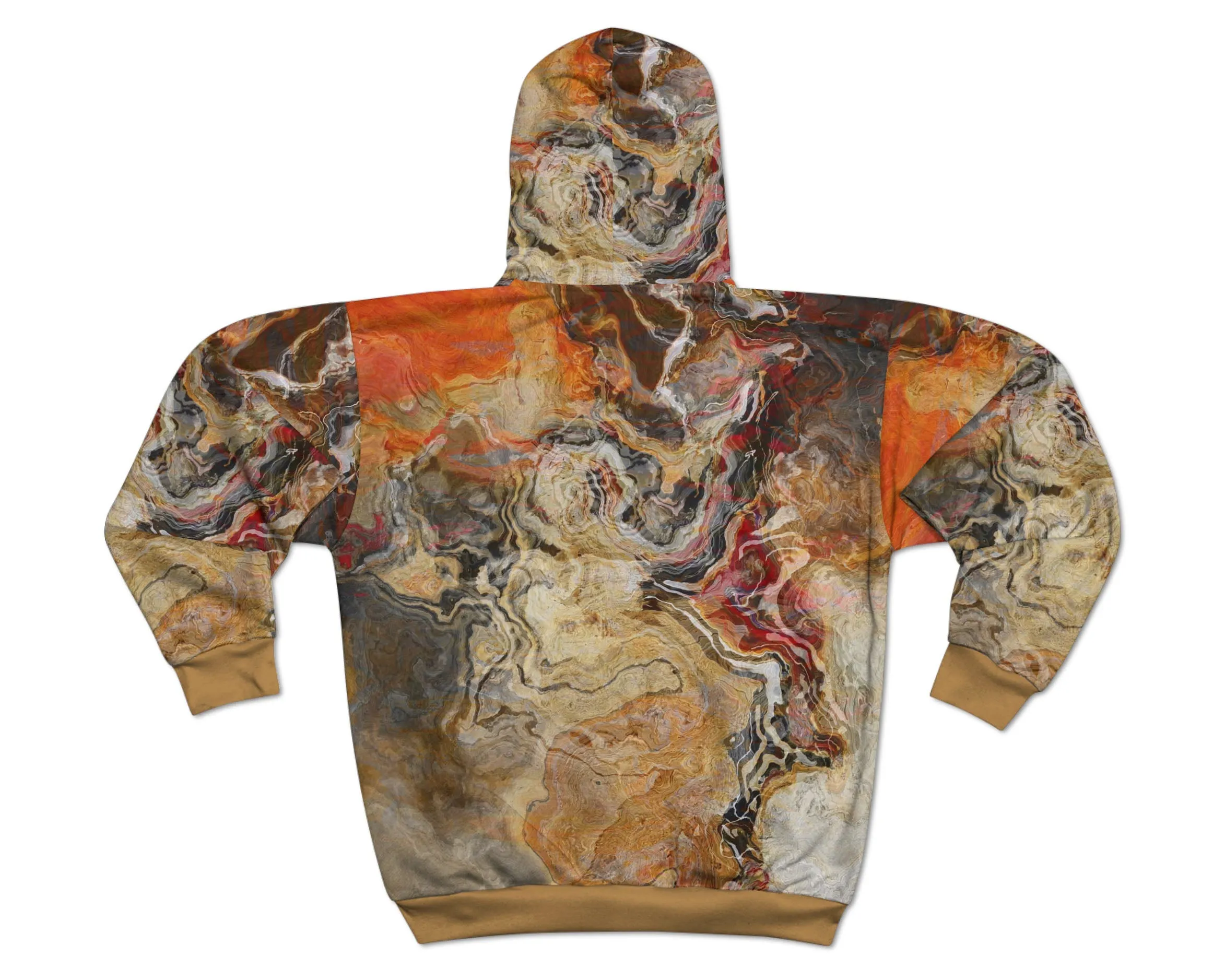 Zip Hoodie, Cinnamon River